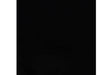 Rabbit Black area rug black color angled view