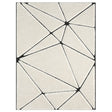 Skyler S624 Phantom 5x7 area rug flat view