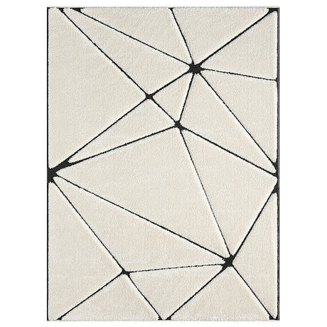 Skyler S624 Phantom 5x7 area rug flat view