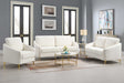 Lila White Living Room Set sofa front view