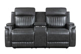 Close-up of Airleather upholstery texture on Ethan sofa