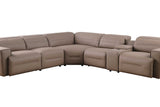 Side view of Nexus sectional highlighting power headrest