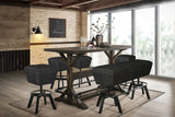Valmont Dark Brown Counter Height Dining Set main view