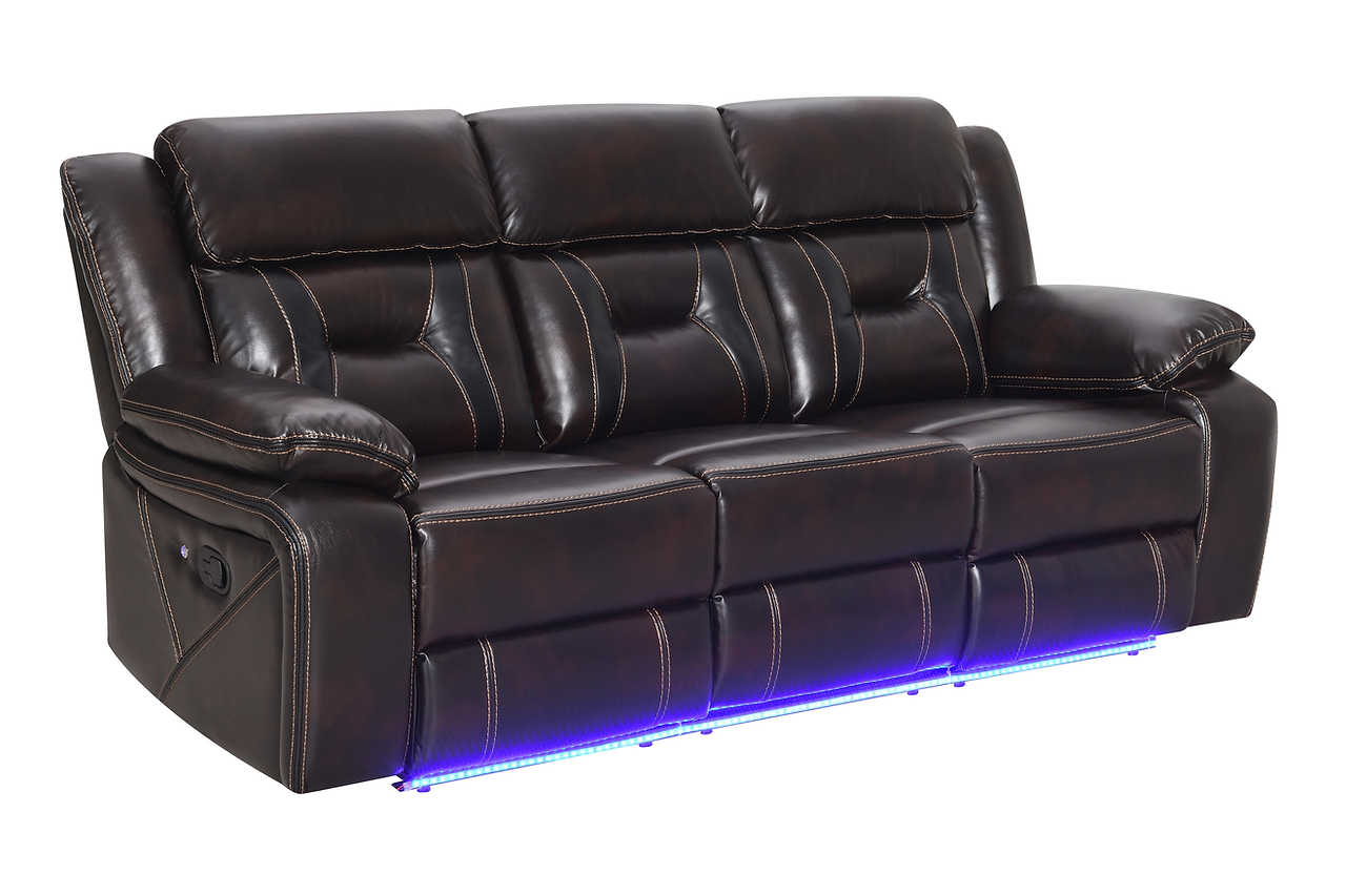 Concord sofa drop-down table detail