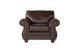 Ridgeline Brown Upholstered Chair angled view