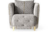 Elit Grey Chair front view