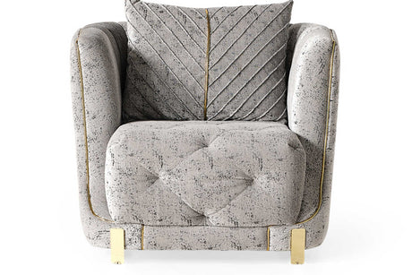 Elit Grey Chair front view