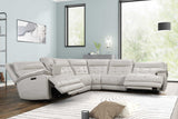Starlight Sand sectional power recliner detail