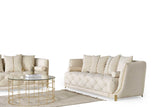 Armrest detail of Elit Off White chair