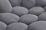 Bubbles Gray Boucle Living Room Set