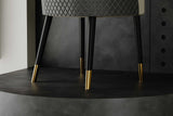Full view of Lexi dining table in a styled dining room setting