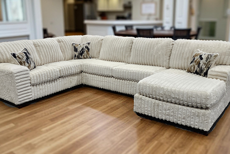 Austin Ivory 3-Piece Sectional sofa main view