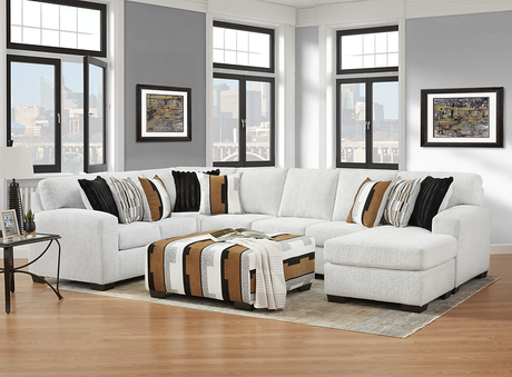 Shay Arctic Beige sectional sofa main view