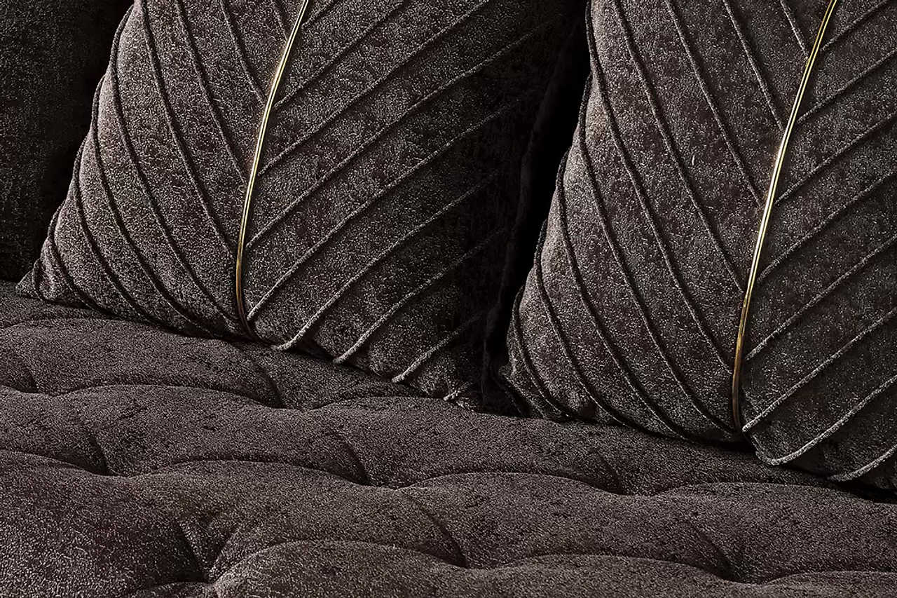 Bottom view showing leg style on Elit Brown Chair