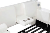 Apollo King bed showing three storage drawers