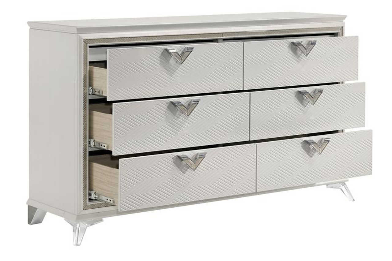 Chiara Majestic Gold Nightstand