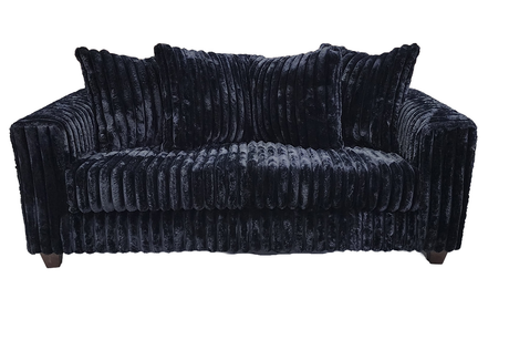 Side view of Gia Black 2-Piece Living Room Set