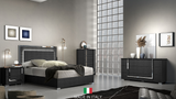 Antonella Black Chest of Drawers angled view