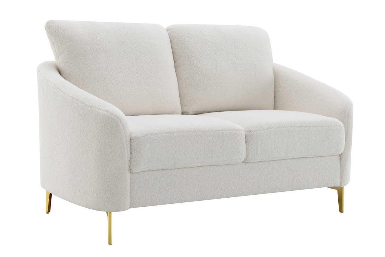 detail view of Lila White Living Room Set furniture