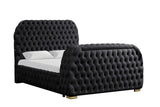 Bedroom setting with Royal black queen bed