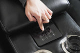 Prime Time Black Air Leather 3-Piece Reclining Set