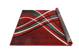 Contempo 42 Red area rug corner detail