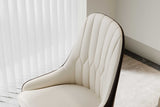 Myla dining table crescent moon inspired design side view