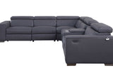 Picasso Dark Gray 6-Piece 2 Power Reclining Sectional