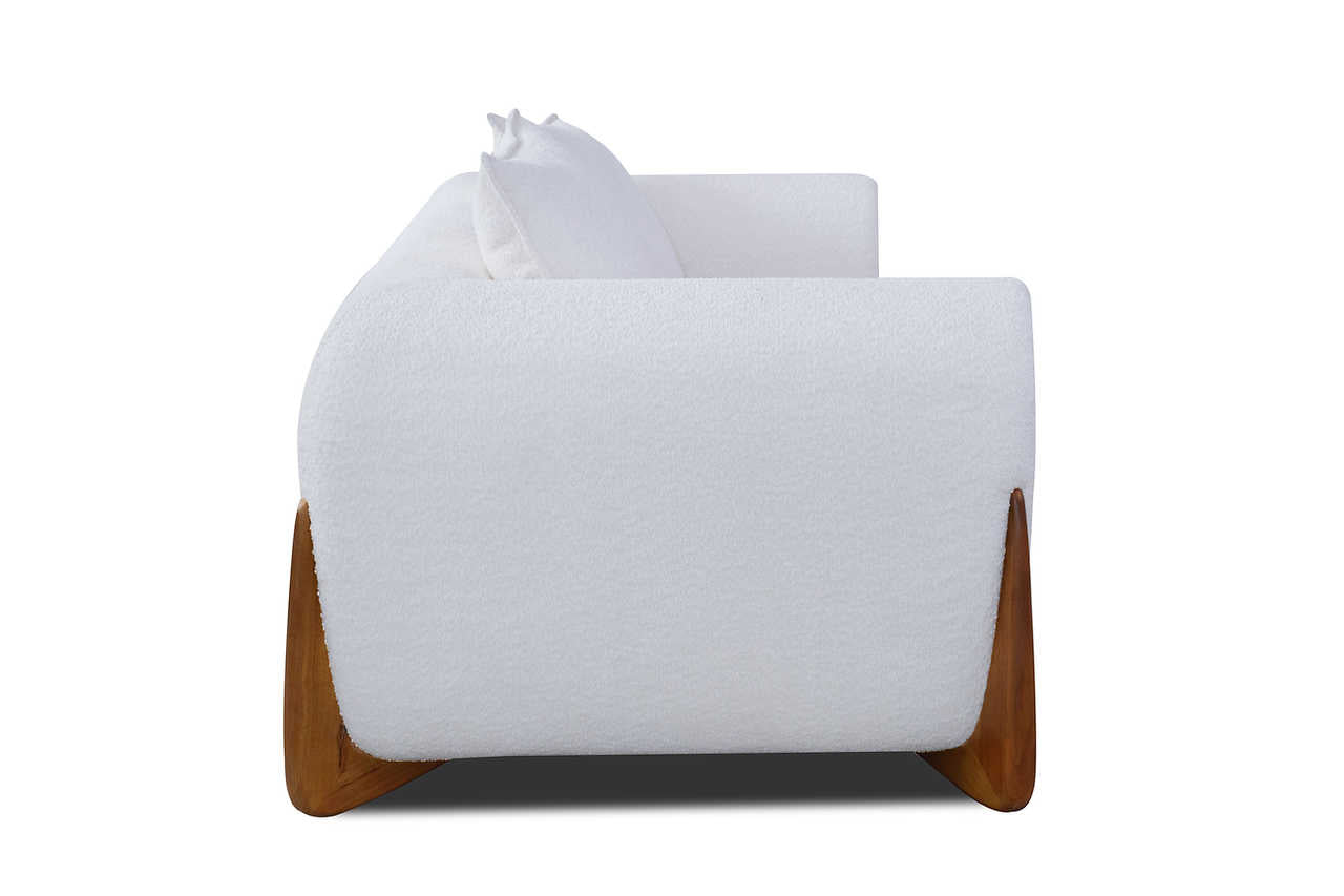 Stylus Ivory Living Room Set side angle