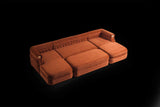 Brooklyn Orange Sectional sofa main angle