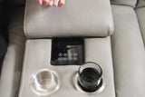 Innova 3-piece reclining set arranged in living room setting
