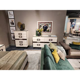 Poesia High Gloss Italian Bedroom Set with LED Bed view 4