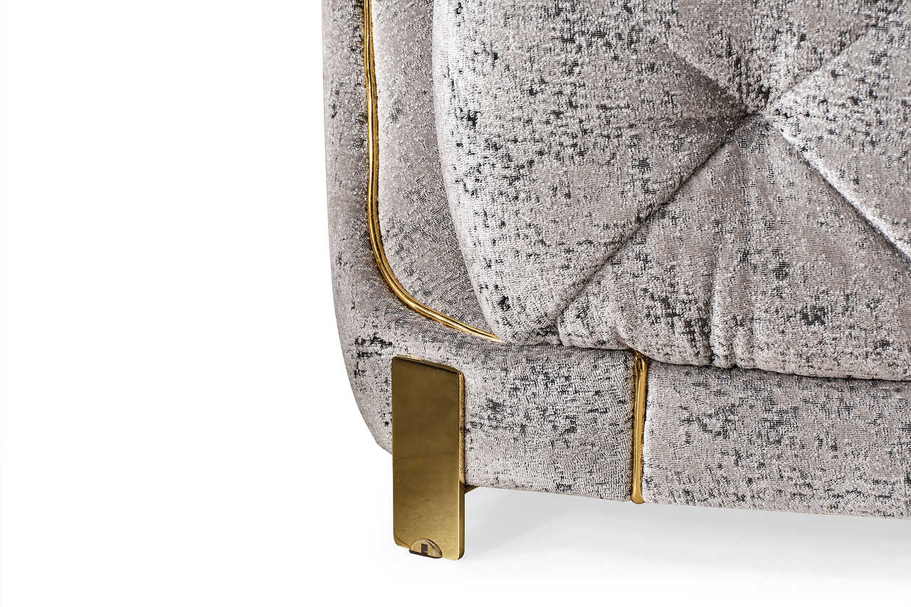 Elit Grey Chair showing seat cushions