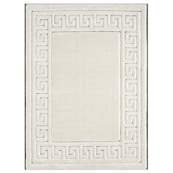 Skyler S625 Phantom 5x7 area rug flat on floor