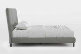 Platform bed footboard angle