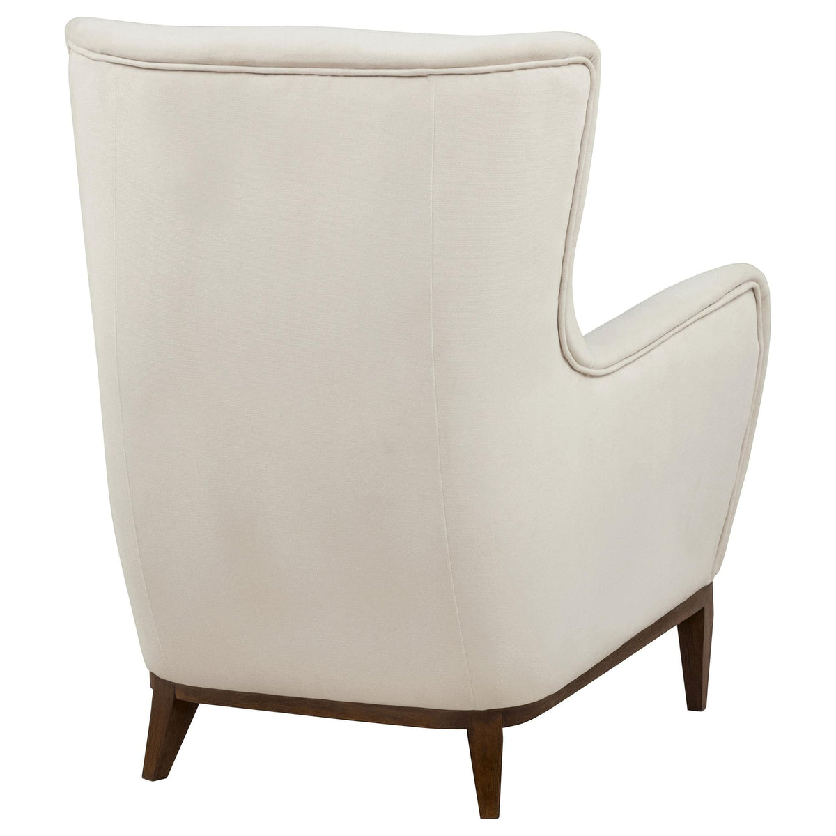 Catala Ivory and Coffee Upholstered High Back Accent Chair — product image 8
