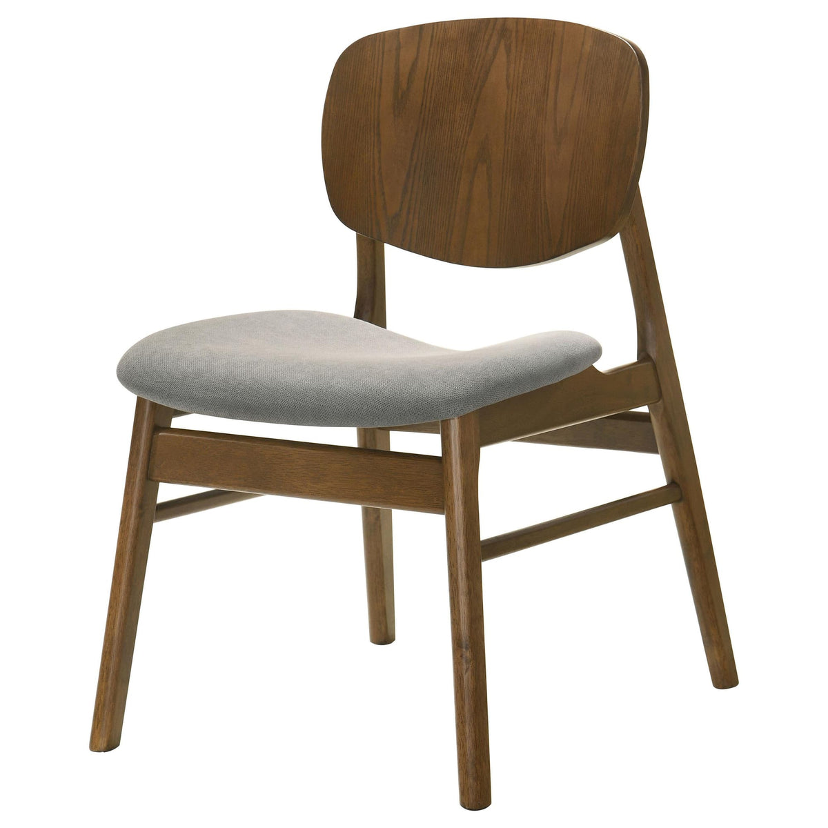 Benford Dark Brown Upholstered Dining Side Chair Set of 2 — product image 5