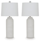 Vauville White Table Lamp Set of 2 — product image 2