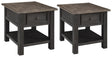 Tyler Grayish Brown Black Creek 2 End Tables — product image 2