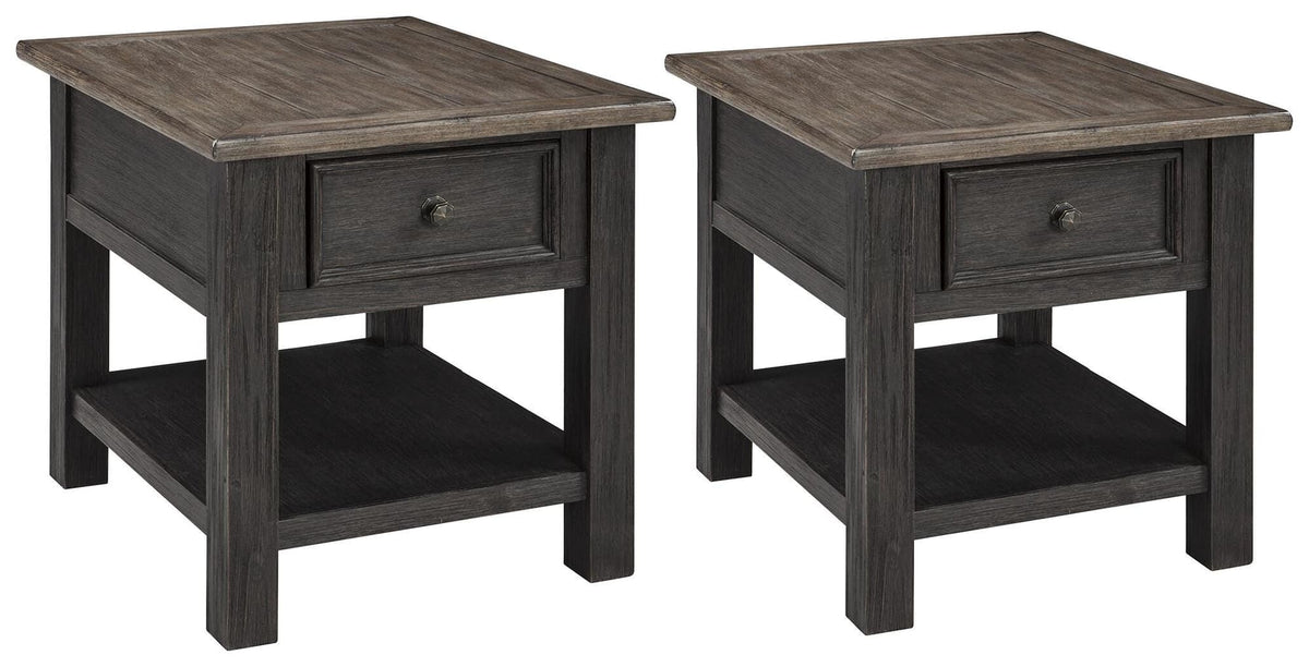 Tyler Grayish Brown Black Creek 2 End Tables — product image 2