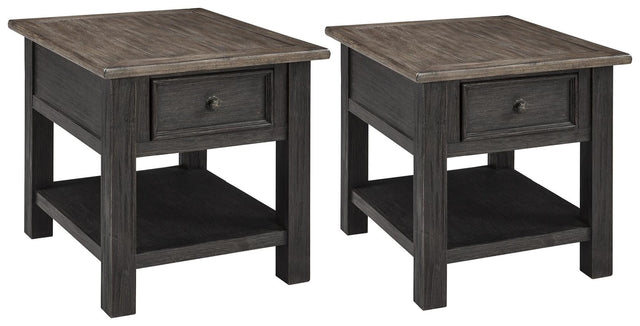 Tyler Grayish Brown Black Creek 2 End Tables — product image 2