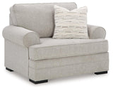 Eastonbridge Shadow Chenille Oversized Chair side angle