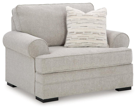 Eastonbridge Shadow Chenille Oversized Chair side angle