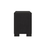 Bellante Black Bedroom Set with queen bed and bookcase storage headboard