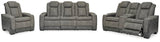 Next-Gen Slate DuraPella Sofa, Loveseat and Recliner Set — product image 2