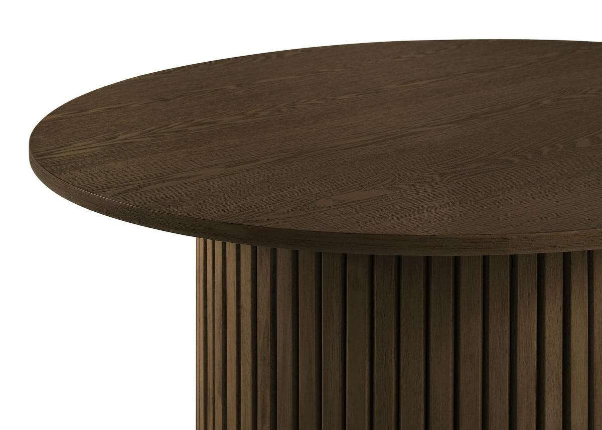 Hamlyn 5-piece Round Wood Counter Height Dining Set in Grey and Walnut — product image 5