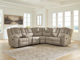 Pearce-Pike Birch 3-Piece Reclining Sectional with Console — product view