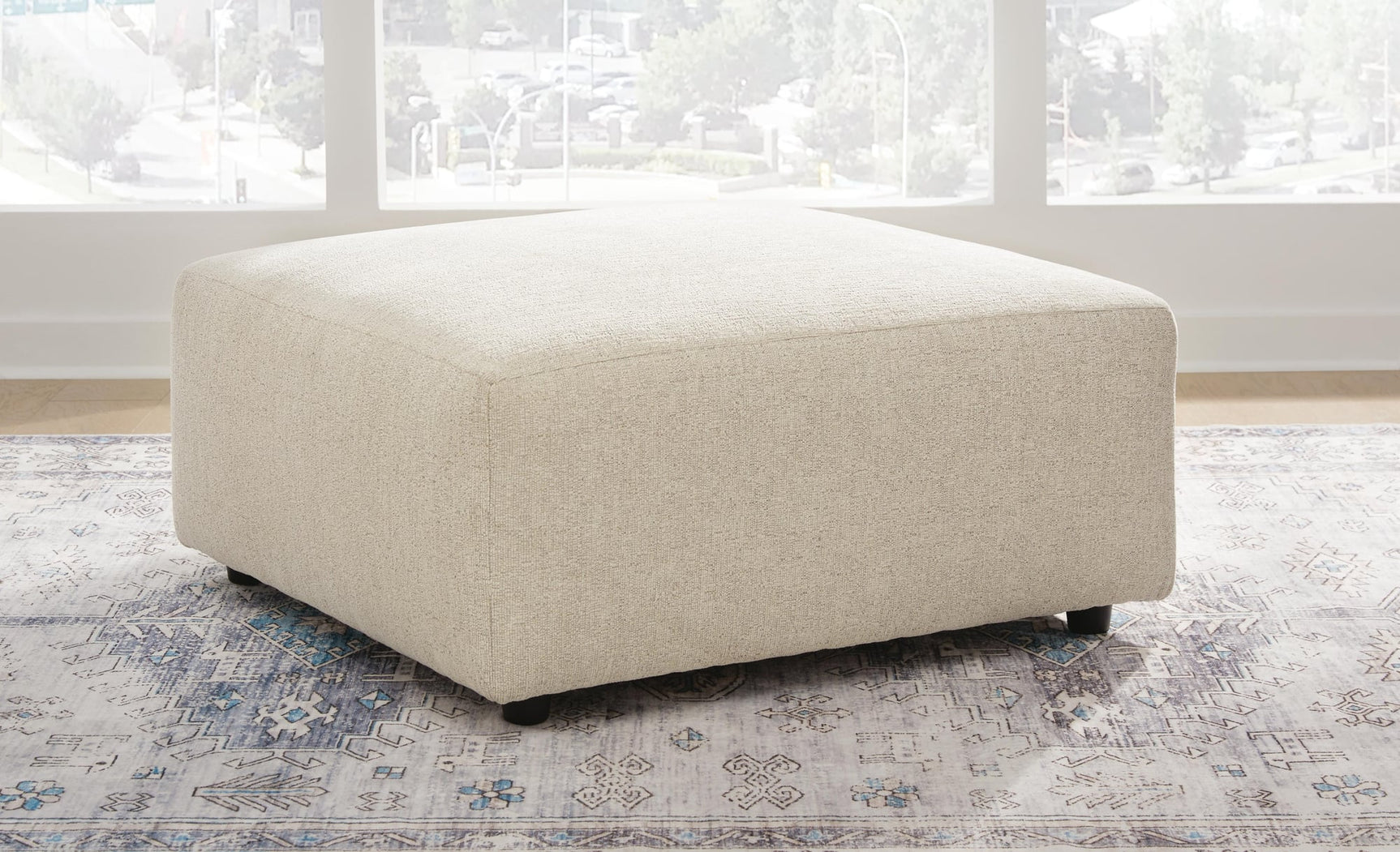 Edenfield Linen 3-Piece Sectional with Ottoman - image 9