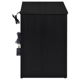 Fabre Black Ash 1-Drawer Extendable Top Nightstand — product image 8