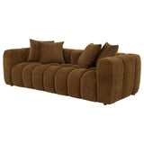 Lazaro Fabric Upholstered Wide Channel Sofa Bronze — product image 4